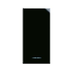 INTERRUPTOR 9/12 1 MODULO NEGRO BRILLANTE