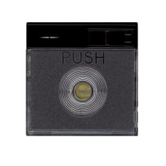 LAMPARA DE EMERGENCIA REMOVIBLE 2 MODULOS NEGRO BRILLANTE