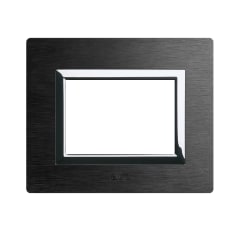 PLACA VERA ALUMINIO ANTRACITA 3 MODULOS