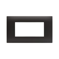 PLACA YOUNG 4 MODULOS ANTRACITA OPACO