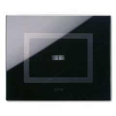 PLACA VERA CRISTAL NEGRO TOUCH 1 GOLPE