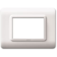 PLACA TECNOPOLIMERO BLANCO RALO 3 MODULOS
