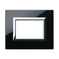 PLACA VERA CRISTAL NEGRO 3 MODULOS