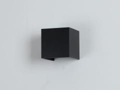 APLIQUE LED BIDIRECCIONAL CUADRADO NEGRO 2*3W 3000K