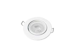 BASE EMBUTIDA DIRIGIBLE BLANCA + AMPOLLETA