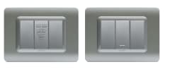 PLACA TIMBRE + PLACA CHICHARRA COLOR ALUMINIO