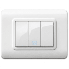Interruptor Wifi Smart Iot 9/12 Y 9/24, Ave, Blanco 220v Tecnopolimero Blanco Ralo