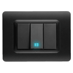 Interruptor Wifi Smart Iot 9/12 Y 9/24, Ave, Antracita Opaco 220v Tecnopolimero Antracita Opaco