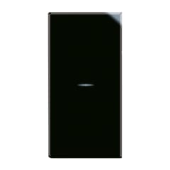 INTERRUPTOR TOUCH 10 A 1 MODULO NEGRO BRILLANTE