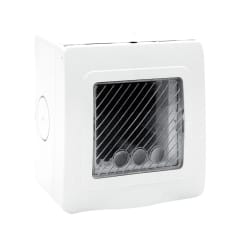CAJA DE EXTERIOR IP55 2 MODULO SOBREPUESTA