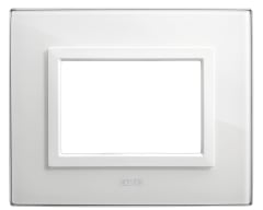 PLACA VERA CRISTAL BLANCO 3 MODULOS