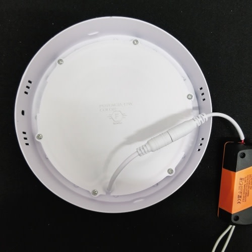 PANEL LED SOBREPUESTO REDONDO 18W FRIO1