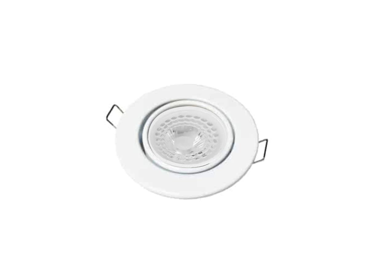 BASE EMBUTIDA DIRIGIBLE BLANCA + AMPOLLETA 0