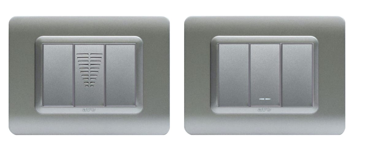 PLACA TIMBRE + PLACA CHICHARRA COLOR ALUMINIO 0