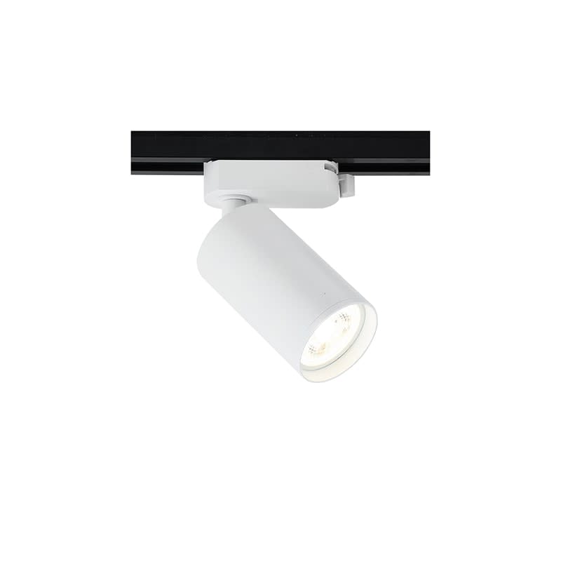 FOCO RIEL PORTA GU10 BLANCO + AMPOLLETA2