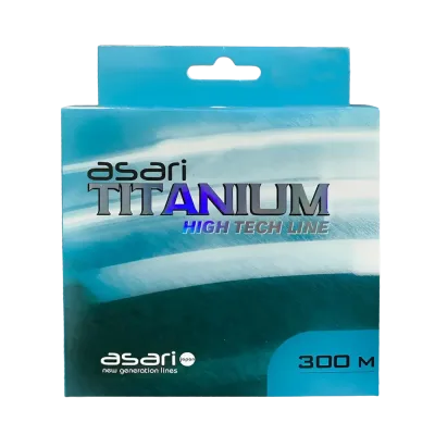 Línea Monofilamento Asari Titanium 300m - Versión Premium 0.401