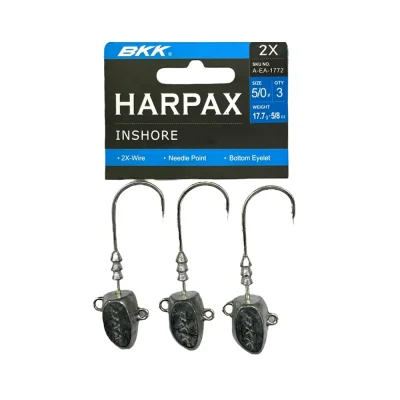 BKK JIG HEAD HARPAX INSHORE 17g - Pack 3 Unidades.2