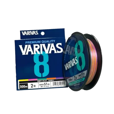 VARIVAS LINEA MULTIFILAMENTO MULTICOLOR 8 PE 300M1