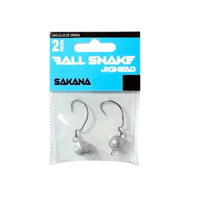SAKANA JIG HEAD BALL SNAKE 3.5g1