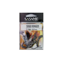 SASAME ANZUELO SEIGO RINGED BLACK NICKEL #3