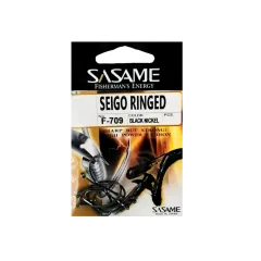 SASAME ANZUELO SEIGO RINGED BLACK NICKEL #5