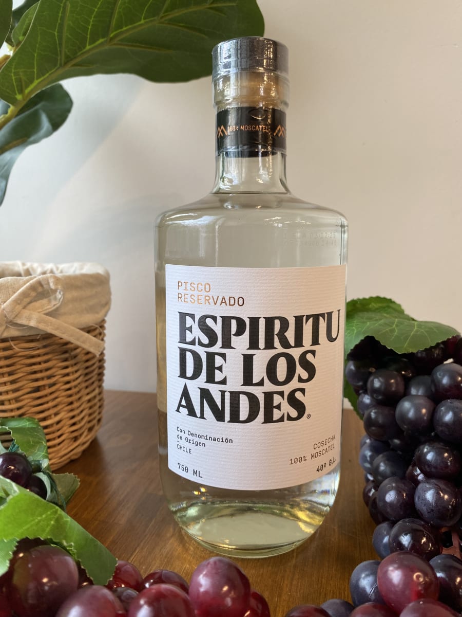 Pisco Espiritu de lo Andes 40° 750cc1