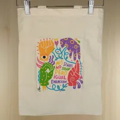 Tote Bag Mis señas no suenan, pero igual enamoran