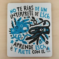 Mousepad No te rías de un intérprete