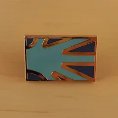 Pin Bandera Sorda - Dorado