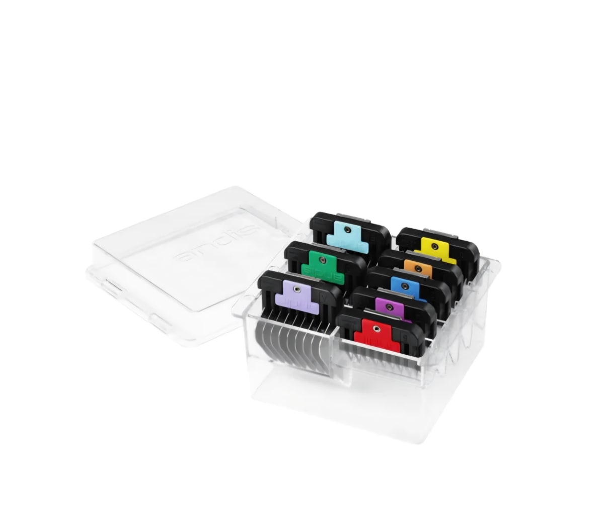 SET ALZADORES UNIVERSALES DE ACERO INOXIDABLE 8 PIEZAS ANDIS2