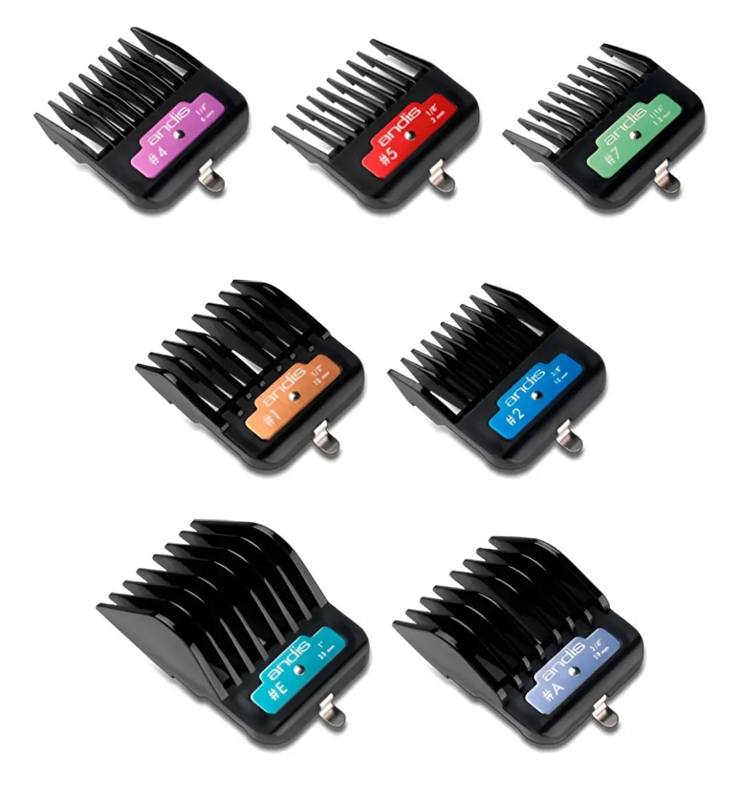 SET ALZADORES PLÁSTICOS CON RESORTE 7 PIEZAS ANDIS1