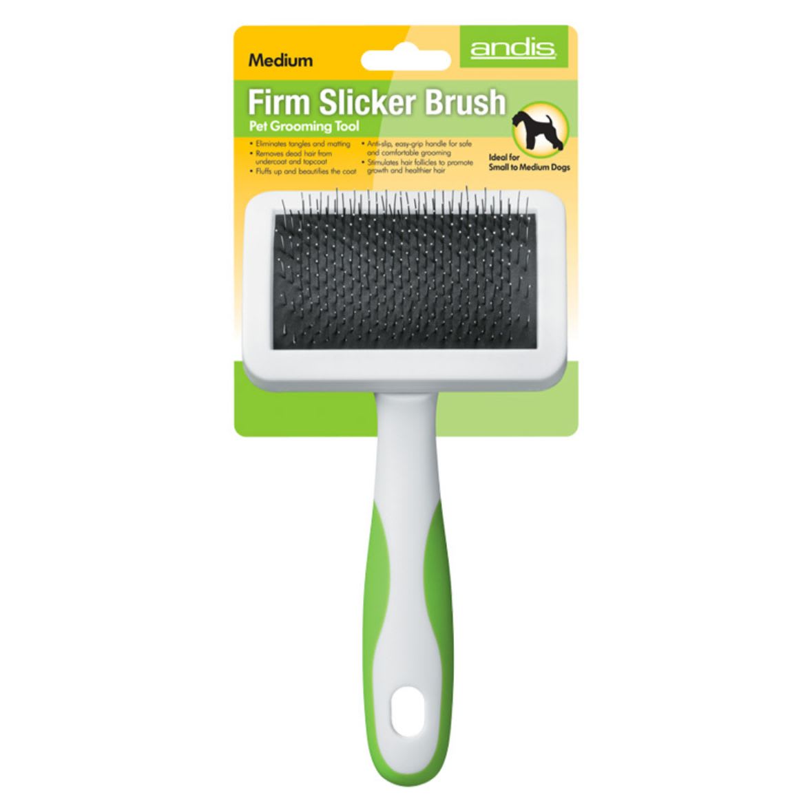 RASQUETA FIRM SLICKER BRUSH MEDIUM ANDIS3