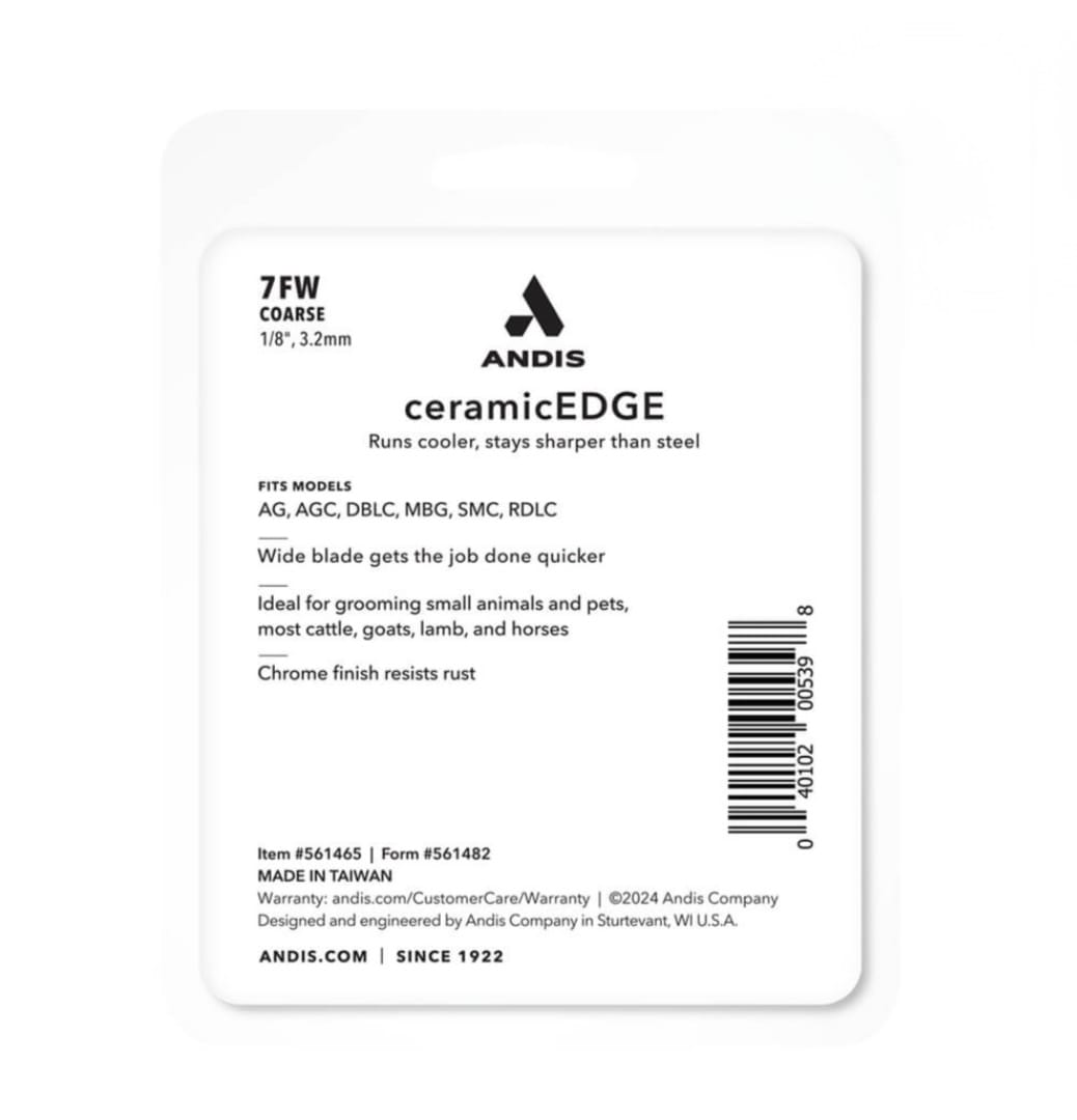 CUCHILLA ANDIS CERAMICEDGE WIDE N°7FW4