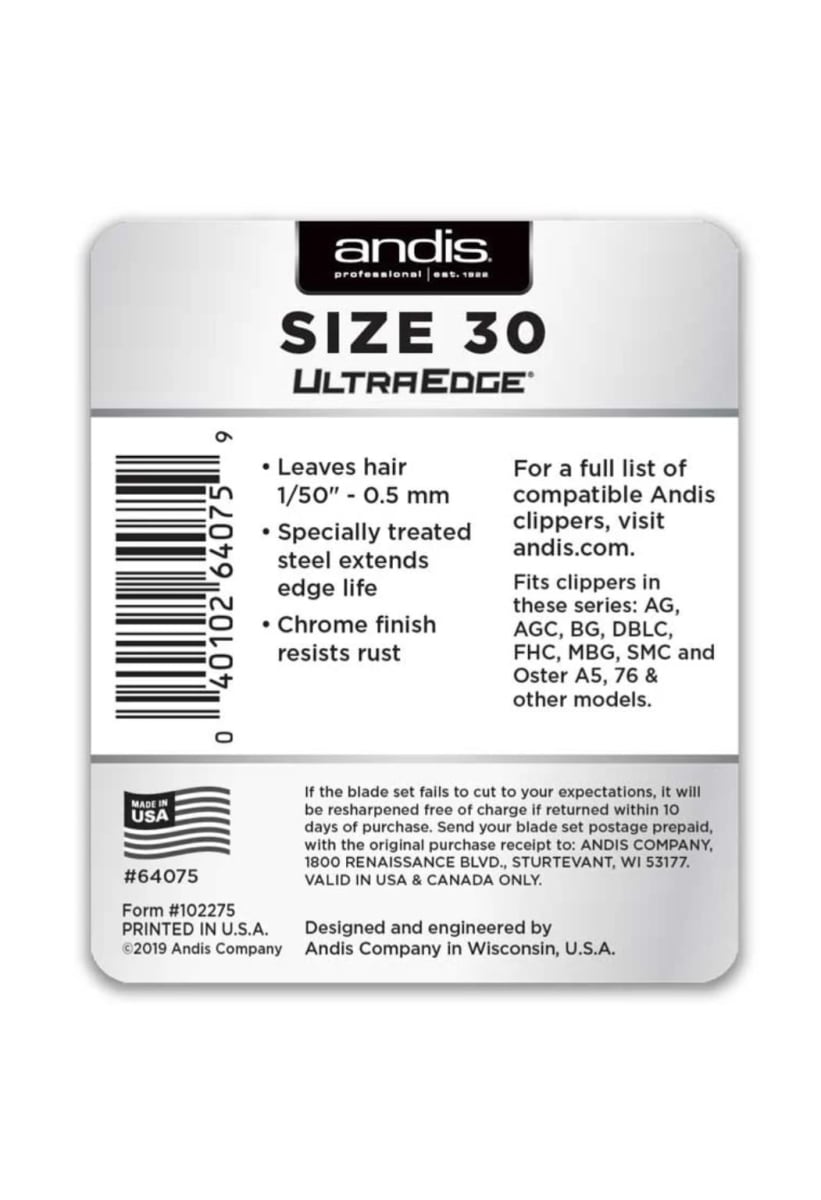 CUCHILLA ANDIS ULTRAEDGE N°303