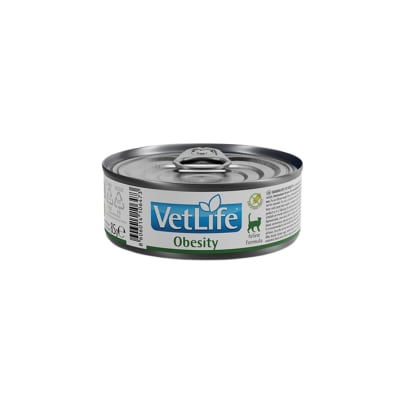 VETLIFE LATA OBESITY FELINO 85 G1