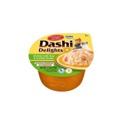 DASHI DELIGHTS CHICKEN TUNA SCALLOP 70 G1