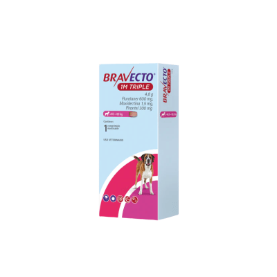 BRAVECTO TRIPLE 1 M 40 A 60 KG1