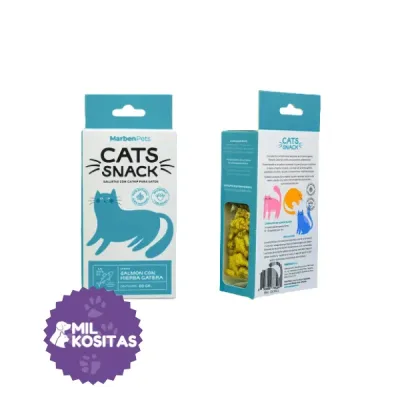 Cats Snack Sabor Salmón con Hierba Gatera1