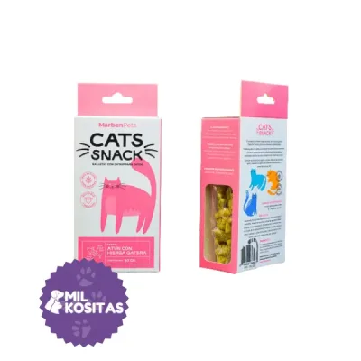 Cats Snack Sabor Atún con Hierba Gatera1