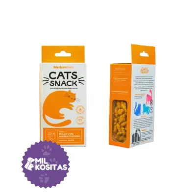 Cats Snack Sabor Pollo con Hierba Gatera1
