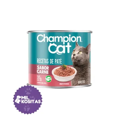 Champion Cat Adulto Paté Sabor Carne1