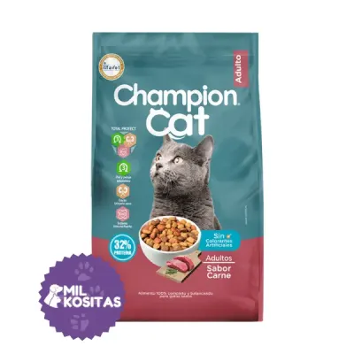 Champion Cat Adulto Sabores 20kg - 20 KG, Carne1