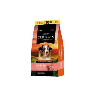 CRIADORES HIGH PRO ADULTO CORDERO 20 KG1
