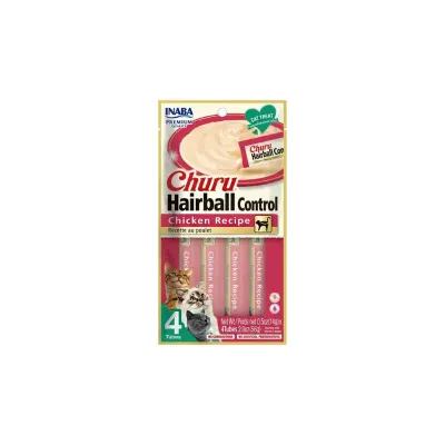CHURU HAIRBALL CONTROL POLLO 4 TUBOS1