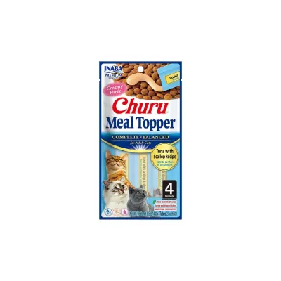 CHURU MEAL TOPPER ATUN Y ESCALOPA 56 G1