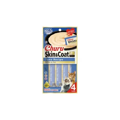 CHURU SKIN&COAT TUNA RECIPE 4 TUBOS1