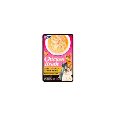 Inaba Chicken Broth Variedades - 50 g, Pollo y Salmón1