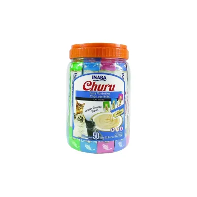 Inaba Tarro Churu Variedades de Atún - 50 Unidades1