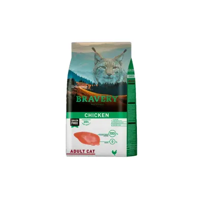 BRAVERY ADULTO GATO POLLO 2 KG1