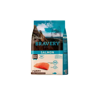 BRAVERY PUPPY SALMON 12 KG1